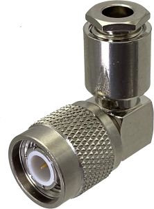 TNC Male Right Angle Clamp Connector