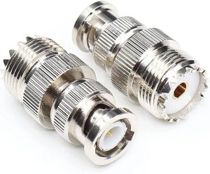 UHF Female to BNC Male Connector