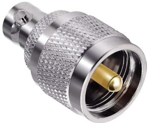 UHF Female to BNC Male Connector