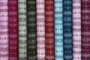 Ladies Bandhej Pattern Cotton Nighty Fabric