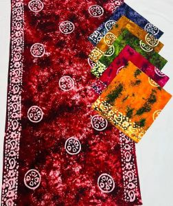 Ladies Batik Print Tie Dye Nighty Fabric