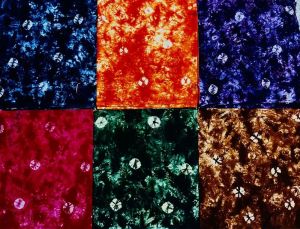 Ladies Cotton Tie Dye Bandhej Nighty Fabric