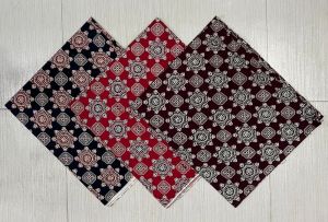 Ladies Ethnic Tile Batik Cotton Nighty Fabric
