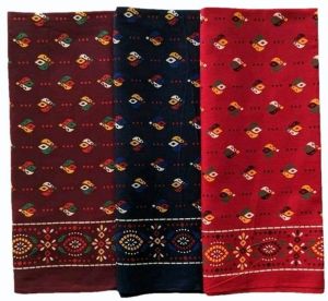 Ladies Gujri Print Cotton Nighty Fabric