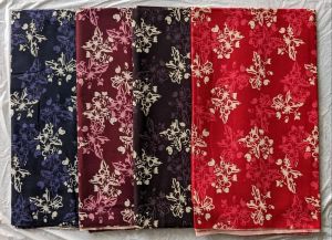 Ladies Indonesia Floral Printed Cotton Nighty Fabric