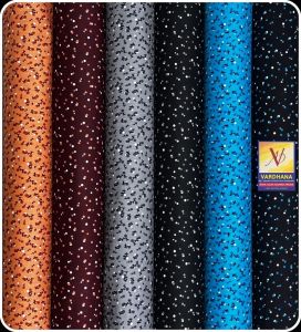 Ladies Micro Floral Dot Printed Cotton Nighty Fabric