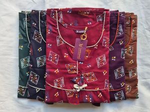 Ladies Printed Cotton Nighty