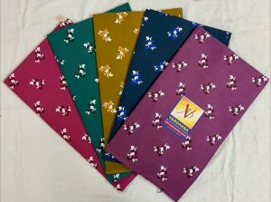 Ladies Rajwadi Buti Printed Cotton Nighty Fabric