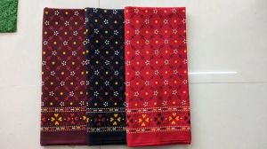 Ladies Rajwadi Diamond Pattern Printed Nighty Fabric
