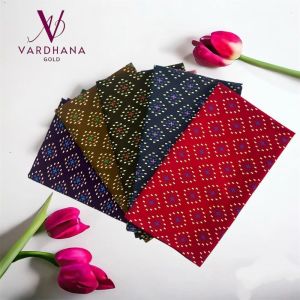 Ladies Rajwadi Gold Designer Dot Printed Cotton Nighty Fabric