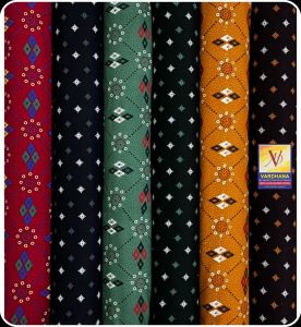 Ladies Rajwadi Print Cotton Nighty Fabric Roll