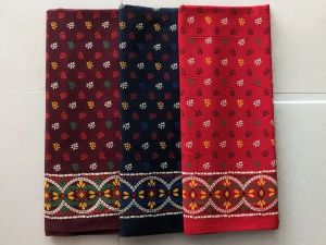 Ladies Rajwadi Small Floral Printed Nighty Fabric
