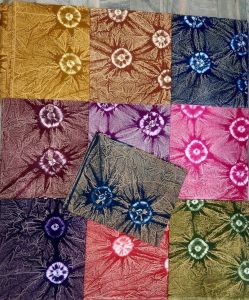 Ladies Tie Dye Bandhej Nighty Fabric