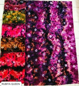 Ladies Tie Dye Nighty Fabric
