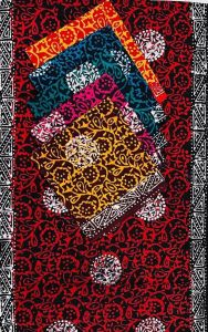 Ladies Traditional Batik Motif Cotton Nighty Fabric Piece