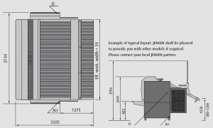 Jensen X5 Linen Fabric Folder Machine