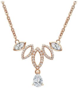 18K Gold Diamond Pendant for Women