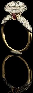Lab Grown Diamond Designer Halo Engagement Ring