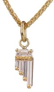 Luxury Diamond Gold Pendant for Women