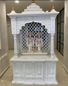 Makrana Indoor White Marble Temple