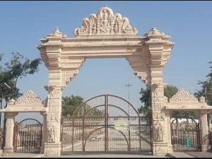Marble Temple Main Gate Construction Service