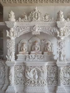 Traditional Jain White Marble Temple