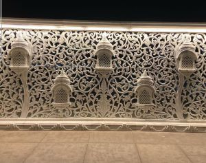 White Decorative Sandstone Jali