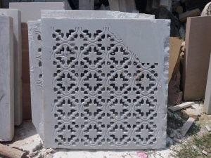 White Makrana Marble Jali