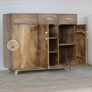 Solid Wooden Sideboard Cabinet