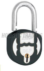 Daxen Dlf Black Silver Designer Push Lock Security Padlock