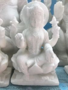 Marble White Laxmi Statue