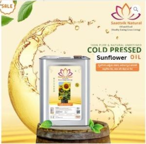 Natural Cold Pressed Sunflower Oil