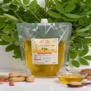 Natural Unrefined Cold Pressed Groundnut Oil