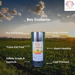 Natural Unrefined Cold Pressed Groundnut Oil