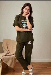 Ladies T Shirt and Lower Nightwear Set