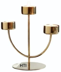 3 Cup Iron Tealight Candle Holder