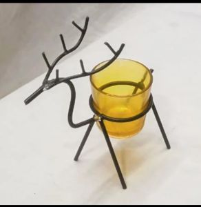 Color Coated Table Top Tea Light Candle Holder