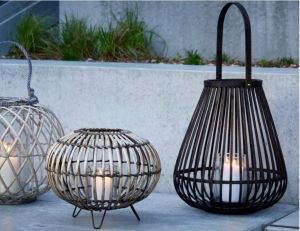 Handmade Iron Black Metal Lantern