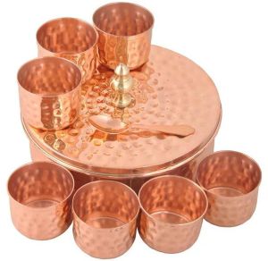 Handmade Pure Copper Spice Box