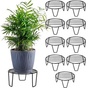 Round Metal Plant Stand Set