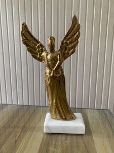 Table Top Golden Angle Statue