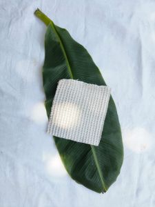 Banana Fiber Honey Comb Weave Fabric