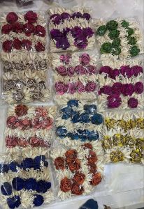 Decorative Multicolor Sola Wood Rose Flower