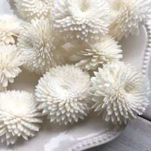 White Artificial Sun Flower