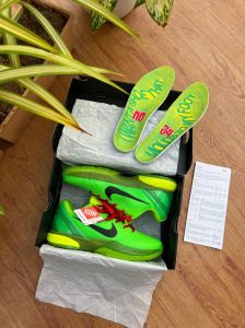 Nike Kobe 6 Protro Grinch Basketball Shoes