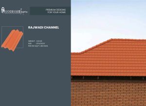 rajwadi channel terracotta roof tiles