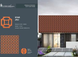 Star Design Terracotta Jali