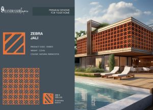 Zebra Terracotta Jali