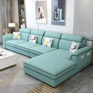 L Shape Hotel Sofa Set