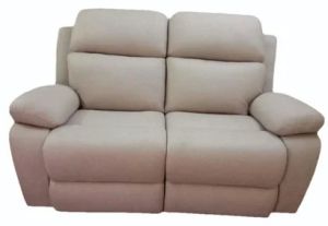 Beige Recliner Leather Sofa